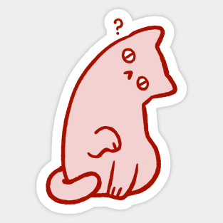 Pink Meow ? Sticker